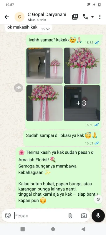 Pengiriman Karangan Bunga Karangrejo Kesesi